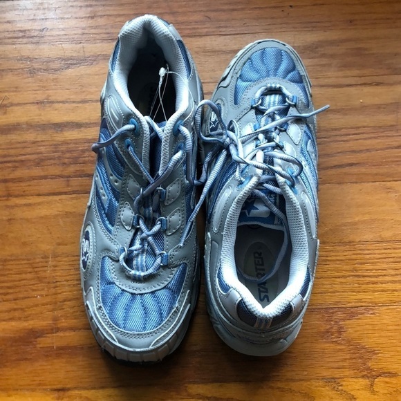 Beautiful Starter Women’s Blue Gray Lace Up Round Toe C… - Picture 3 of 5